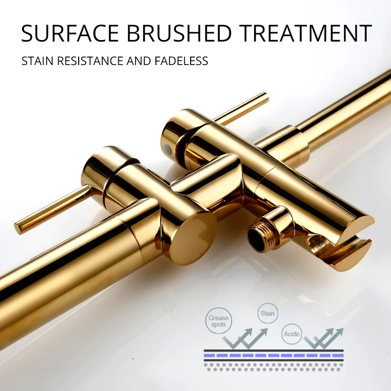 Tub Filler Bathtub Faucets Floor Mounted With Hand Shower Single Handle Mixer Tap 9001 Bathtub Faucet Shower Faucet
