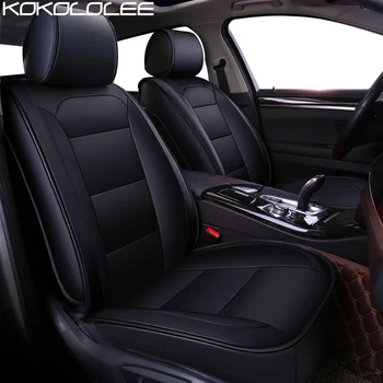 

KOKOLOLEE leather car seat cover for Porsche All Models Cayenne Macan Panamera cayman 718 911 car styling auto accessories