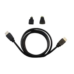 Для портативных ПК Tablet адаптер hdmi-vga конвертер Micro HDMI кабель Поддержка Full HD 1080 P HDTV 3 в 1 адаптер HDMI HDTV