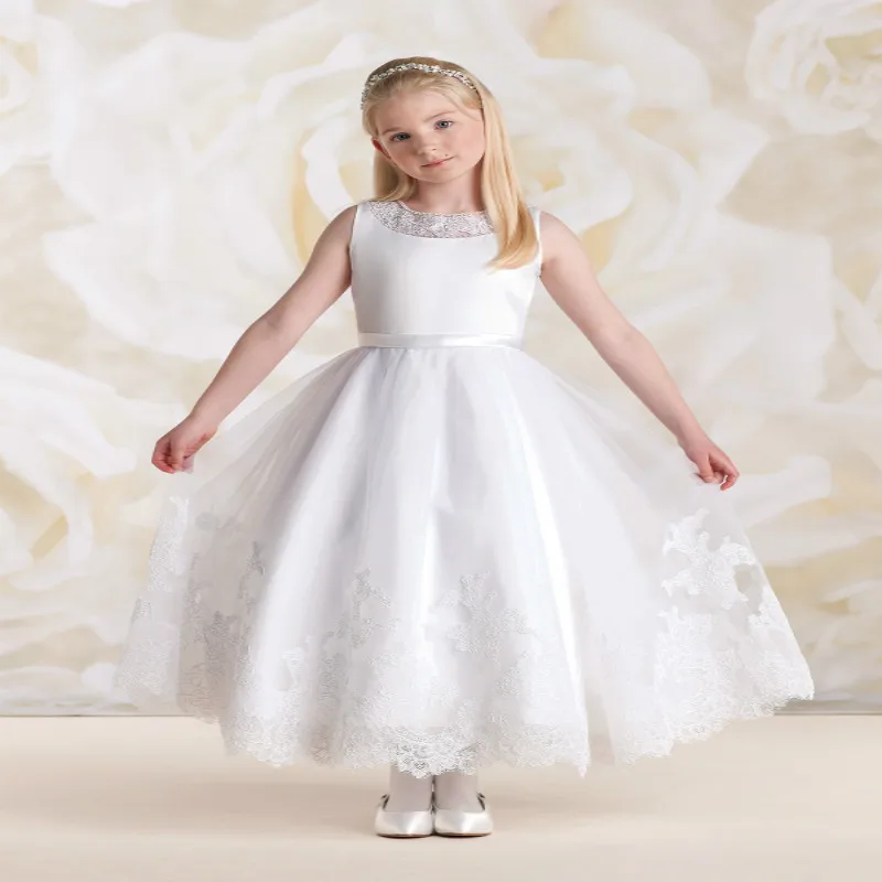 Baby Girl Clothing Dress Backless Lace Bow Princess Dresses Children Wear Sleeveless Wedding Flower Girl Kids Vestidos GDR406 Baby Girl Clothing Dress Backless Lace Bow Princess Dresses Children Wear Sleeveless Wedding Flower Girl Kids Vestidos GDR406