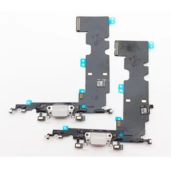 

5 Pcs/Lot New For iPhone 8 4.7" 8G plus 5.5" USB Charging Charger Port Charger Dock Flex Cable Connector Replacement