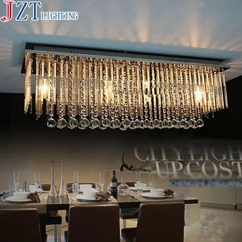 

M Best Price Luxury Modern K9 Crystal Ceiling Light For Home Rectangle L100*W30*H50cm Customized Any Sizeindoor Lighting