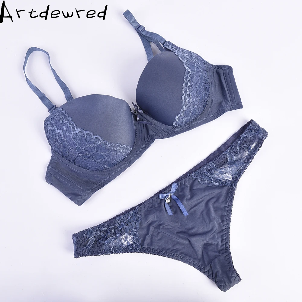 

Brand 2018 Vs women bra set push up the noble brassiere bra and panty 32 34 36 38 ABC Cup women's lingerie set