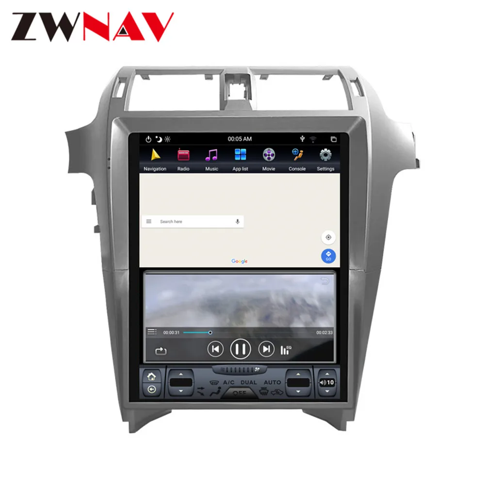 Perfect PX6 4GB RAM Tesla style Android 8.1 Car GPS Navigation For Lexus GX400 GX460 head unit multimedia radio tape recorder autostereo 2