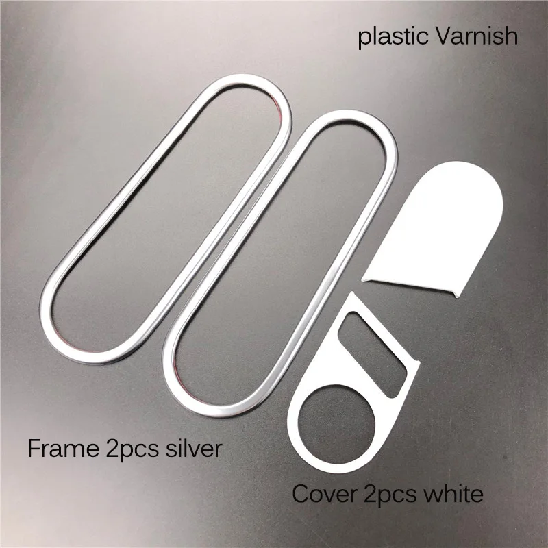 CAR INTERIOR DOOR HANDLE COVER FRAME& LOCK SWITCH TRIM STICKER FOR VOLKSWAGEN BEETLE 2013- AUTO ACCESSORIES - Название цвета: Cover Frame 4pcs