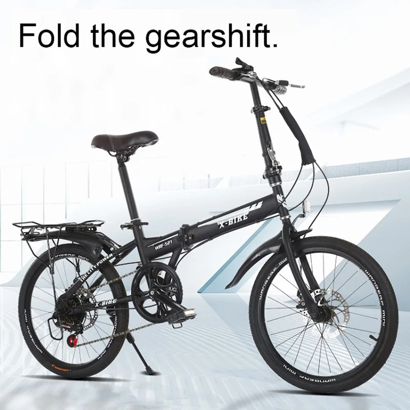 Excellent 20 Inch Variable Speed Folding Bicycle Adult Male And Female Student Bicycle 1