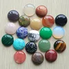 Cabochon rond mixte opale Malachite œil de tigre, pierre naturelle de bonne qualité, vente en gros, 20 pièces/lot, 2017 offre spéciale, 20mm, livraison gratuite ► Photo 1/6