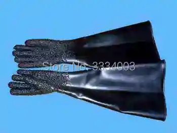 

680mm long rubber gloves for sand blasting machine, sand blasting gloves