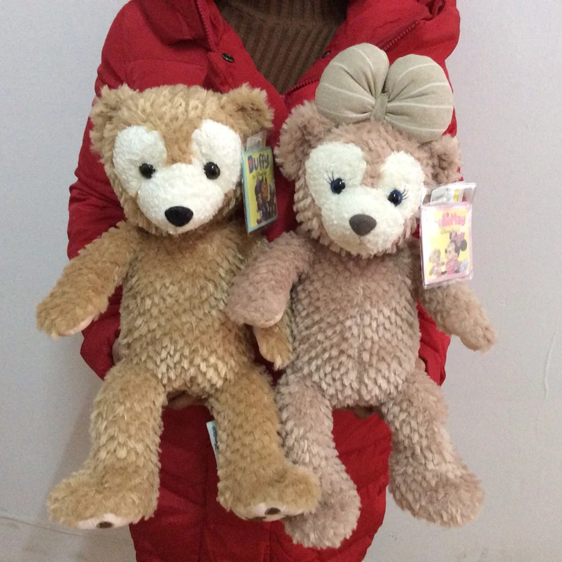 Free Shipping 1pcs 45cm 17 7inch Duffy Bear and Shelliemay Bear Stuffed Animals Plush Soft doll