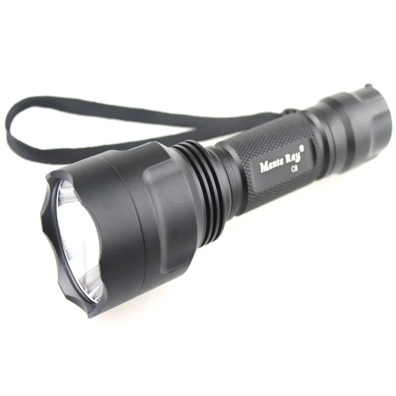 

Manta Ray C8 LUMINUS SST-40-W 1650lm 5-Mode SMO LED Flashlight (1 x 18650)