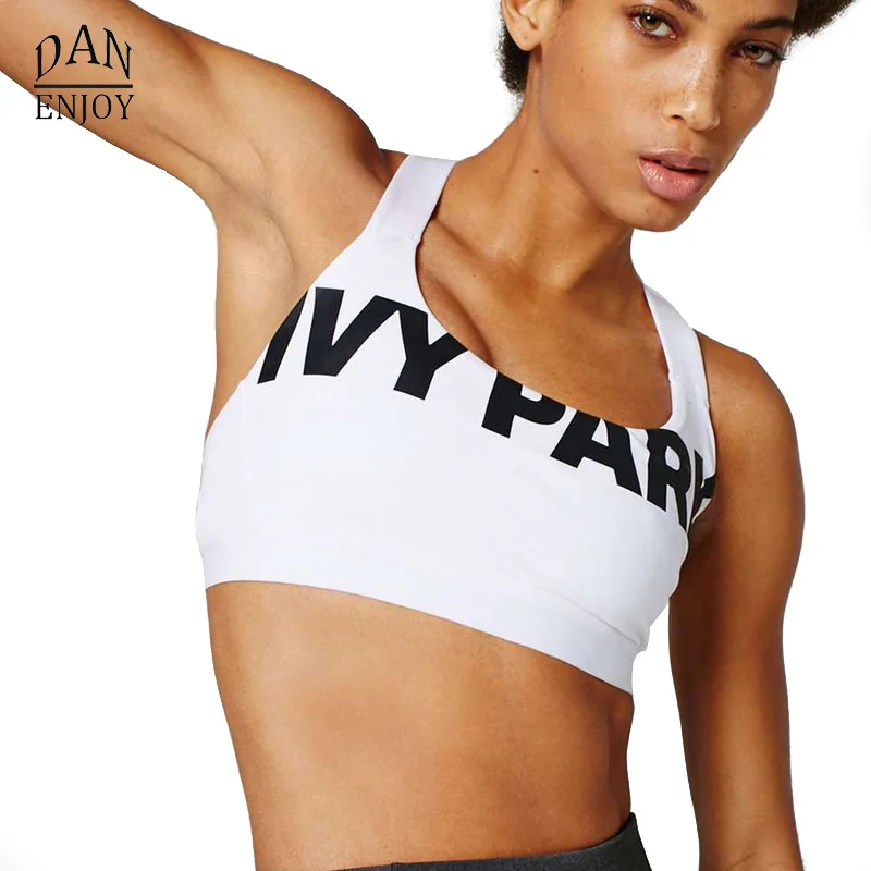 2019 спортивный бюстгальтер Бейонсе Плющ Парк принт с буквами сексуальный пуш-ап