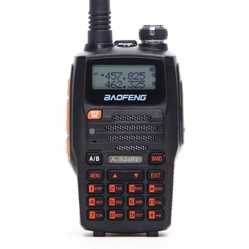 

BaoFeng A-52 II Walkie Talkie Upgraded of A-52 8W power 4800mAh 10km long range Dual-Band (Black/Camouflage) for outdoor