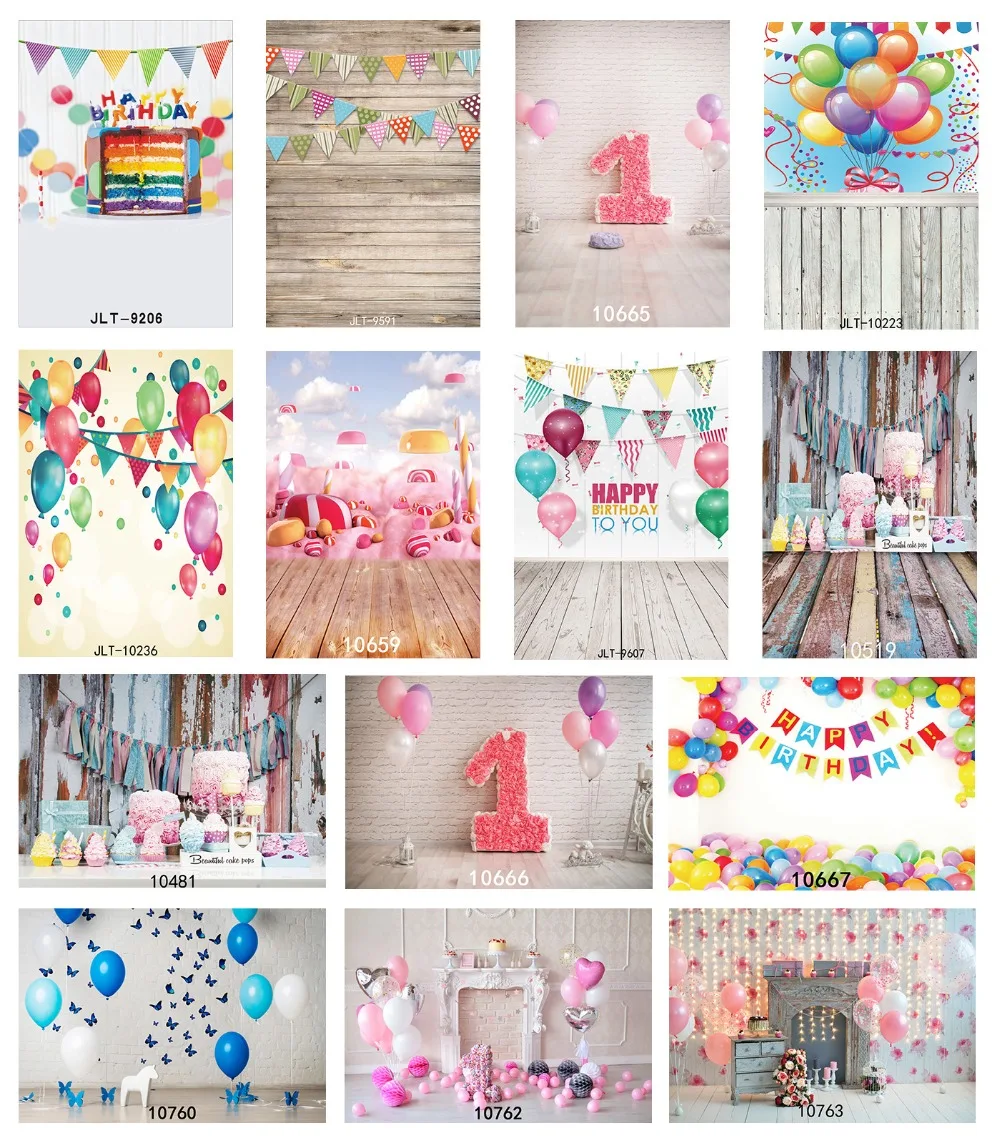 

Photographic Background 1st Birthday Cake Party 5X7ft/7X5ft Vinyl Backdrop Fond Studio Photo for Children Baby Newborn Photocall