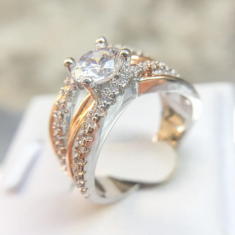 women rings gold color (2)