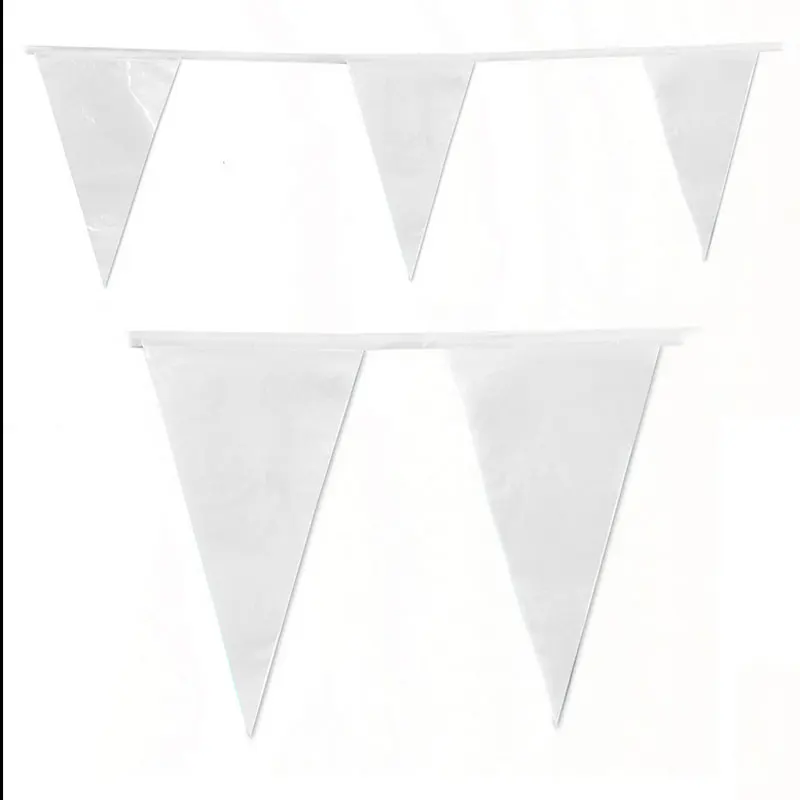 180 Flags/80M White Flags string banner wedding decoration birthday