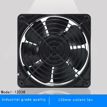 120mm 12038 12CM DC 12V server inverter miner cooling fan for BTC Miner Bitcoin asic S7 S9 Low Noise Powerful Server cooler