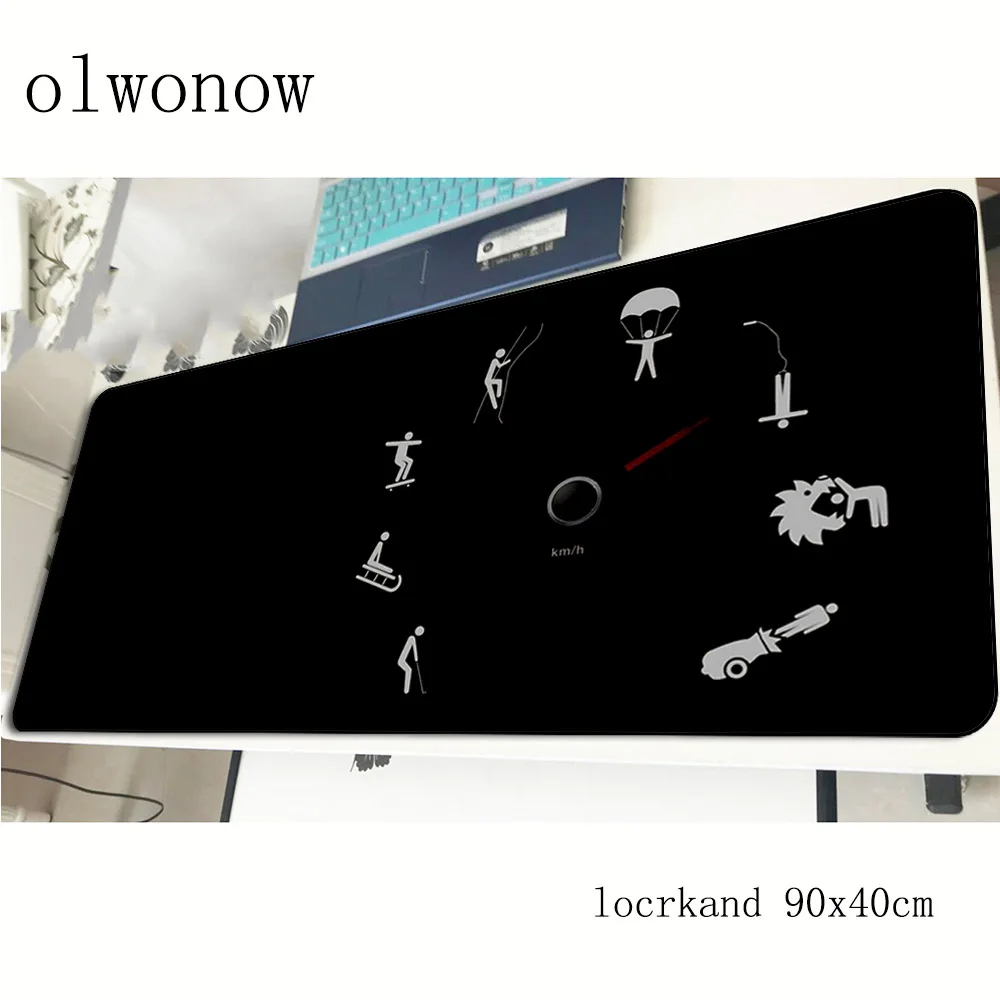  Speedometer mouse pad car 900x400x2mm mousepads gaming mousepad gamer locked edge mouse pads keyboa