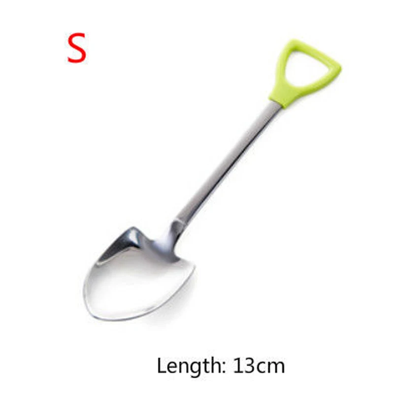1 pz In Acciaio Inox Cucchiaio Forchetta Manico Lungo Cucchiai Forchette Ice Cream Tea Torta Forchetta Da Tavola Creativa per la Casa coffee Shop