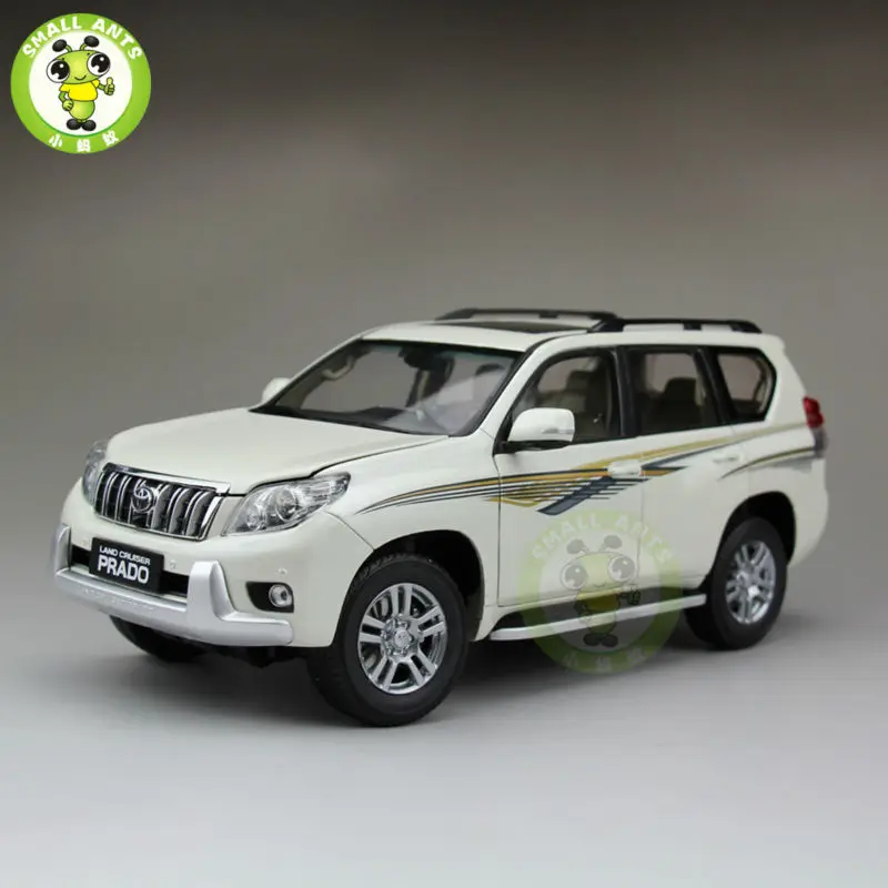 Масштаб 1:18 Land Cruiser Prado литая фотоигрушка для подарков коллекция хобби белый|car model