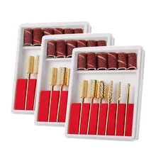 1 Набор инструмент для полировки ногтей Шлифовальная головка портативный инструмент для удаления омертвевшей кожи маникюрный аксессуар OR88