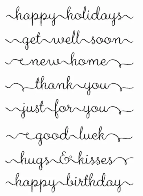

Phrase DIY card words Transparent Clear Stamps / Silicone Seals for DIY scrapbooking photo album/Card Making