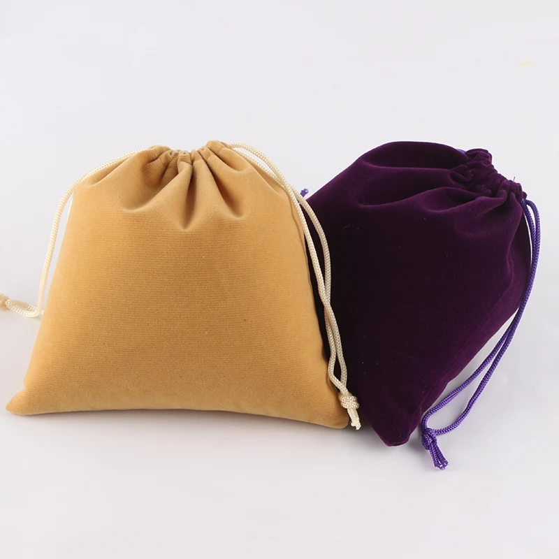 5pcs/Lot 15*15cm Customized Logo Mixed-Color Printed Wedding Velvet Drawstring Pouch Packing Bags drawstring waist mixed print skirt