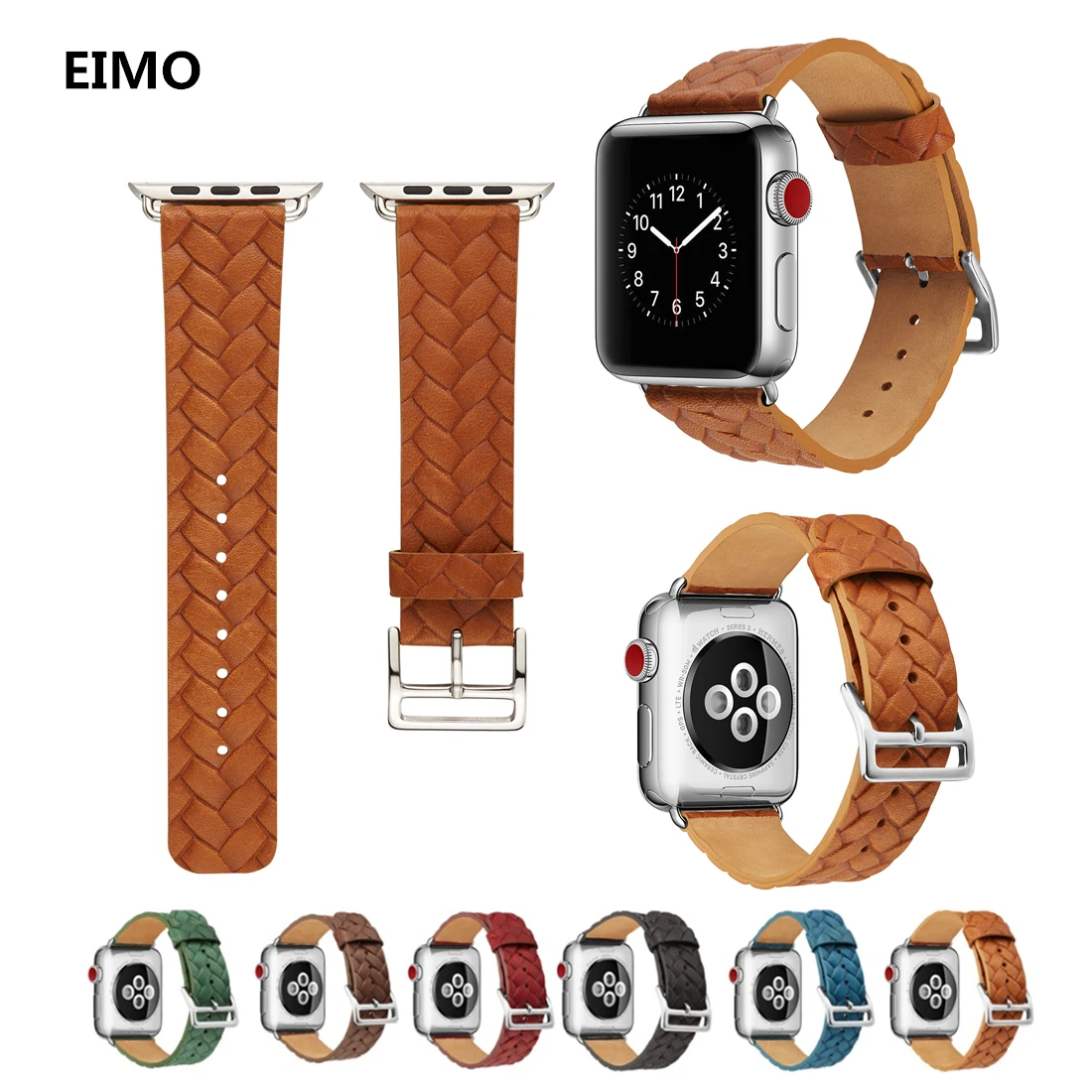 Кожаный ремешок для Apple watch 4 band 44 мм 40 мм Корреа Aple часы 42 мм 38 мм ремешок Iwatch серии 4 3 2 1 браслет наручный ремень