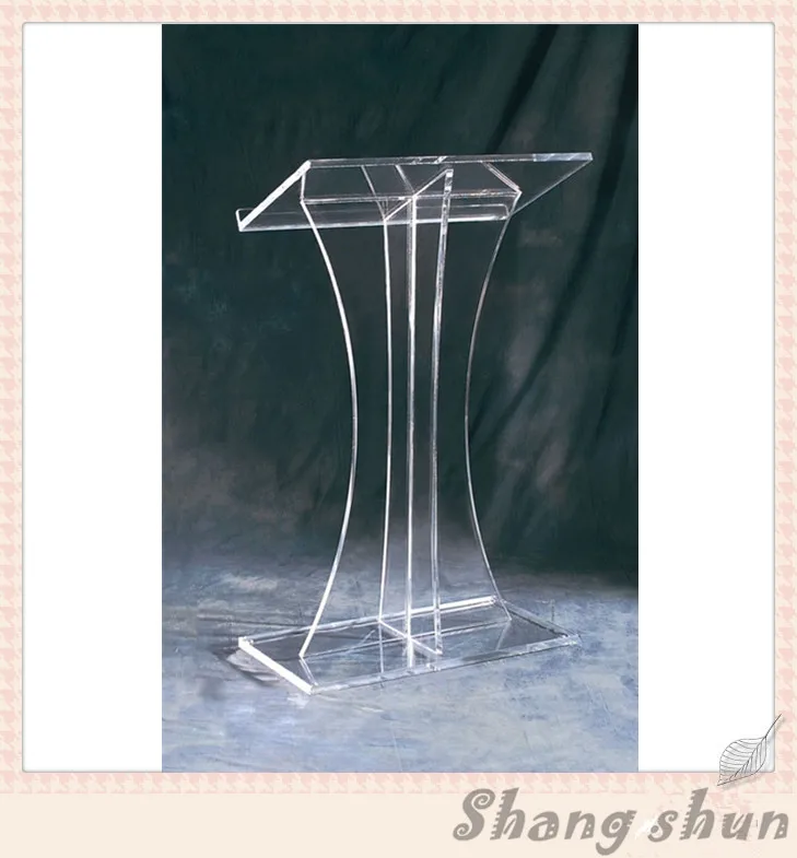 Clear Acrylic Lectern/Podium/Rostrum/Diasin Reception Desks from