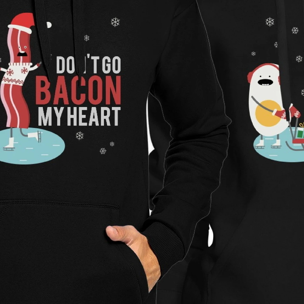 366 Printing Bacon And Egg Winter Version Couple Hoodies Cute Holiday Gift Ideas (1)
