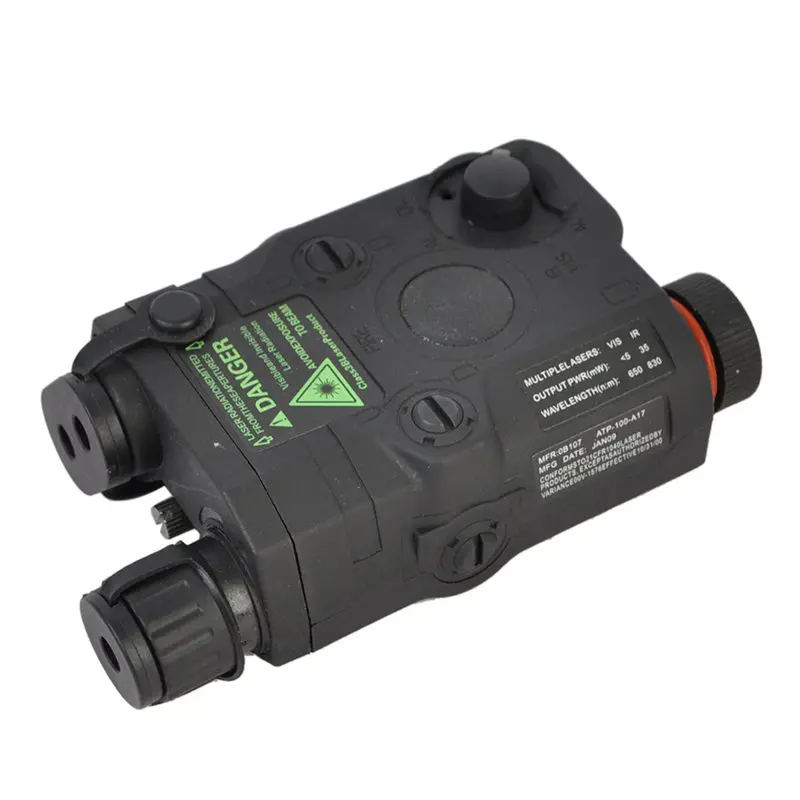 Черный FMA PEQ-15 чехол для аккумулятора модель без функции тактический Чехол для аккумулятора для стандартного 20 мм рельсового охотничьего ружья чехол для батареи BK/Tan/FG - Цвет: Черный