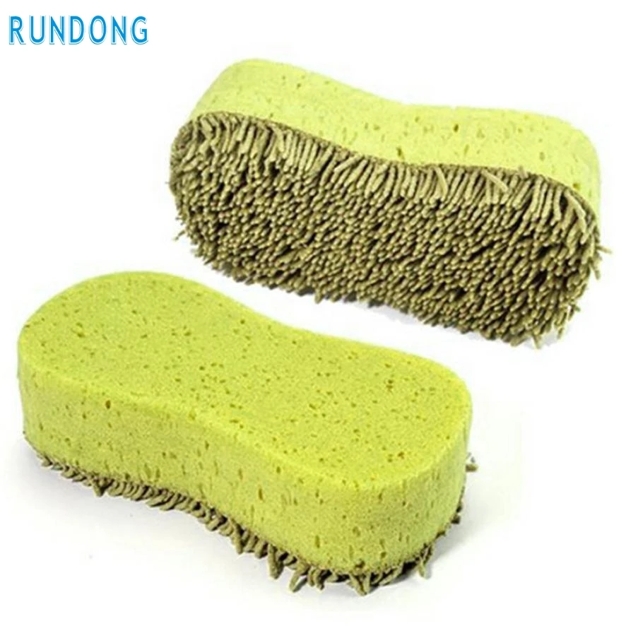 

New Arrival Practical Cleaning Washing Cleaner Coral Microfiber Sponge Brush For Auto Car car-styling car-styling