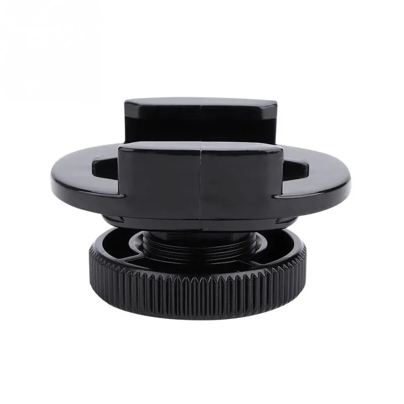 

Cold Shoe Mount Adapter Base Bracket With 1/4" Mounting Screw For GoPro DSLR Camera Cage Flash LED Light Microphone 360 Swivel