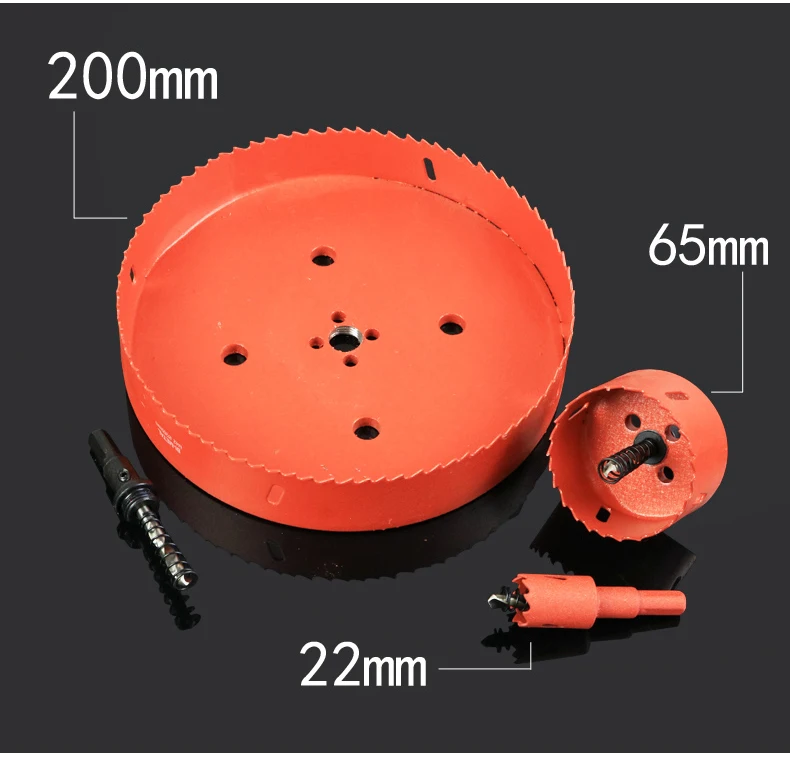 85 мм 90 мм 95 мм 100 мм 105 мм 110 мм 115 мм Би-металл Деревообработка Металл ПВХ пластик гипсокартон отверстие пилы древесины резак сверло