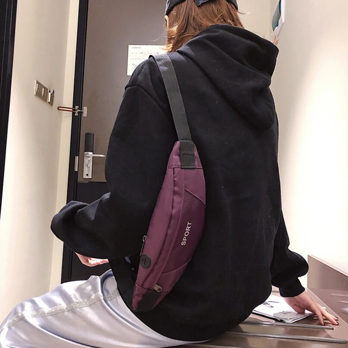 2019 Женская поясная сумка на пояс Дорожная сумка на бедрах маленькая сумочка нагрудная сумка