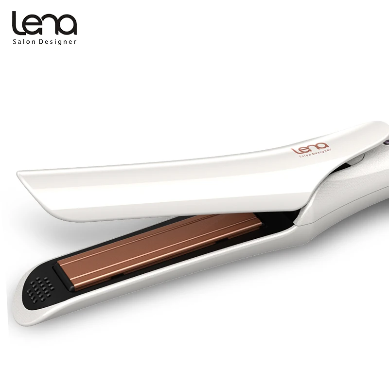 Lena LN 502 220 В в 2 in1 Professional керамика для завивки волос Выпрямитель Flat Iron инструменты