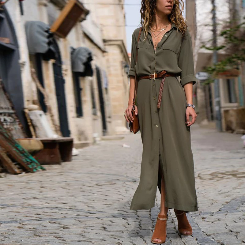 

2019 Summer T Shirt Beach Maxi Dress Women Long Sashes Wrap Casual Dress V-Neck Split Sexy Party Dresses Robe Femme Vestidos