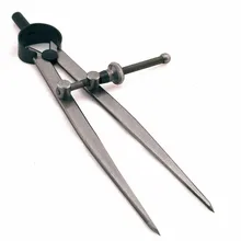 7,5 дюймов/5,5 дюймов Кожа DIY инструмент Регулируемый краев ремесла Creaser вращающийся кронциркуль кожевенное ремесло инструмент