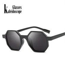Калейдоскоп очки модные солнцезащитные очки Для женщин Брендовая Дизайнерская небольшая рамка солнцезащитные очки Многоцветный рамка Винтаж восьмиугольник солнцезащитные очки
