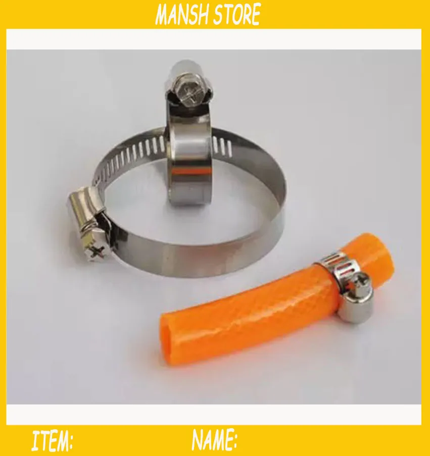 50pcs 13 19mm Stainless Steel Pipe Clamps For Gas pipe Free Shippingin