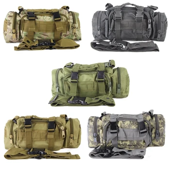 

DUTOLE Multicam Utility Tactical Waist Pack Deployment Shoulder Bag Pouch Military Camping Hiking Bag Outdoor Hunting Bags
