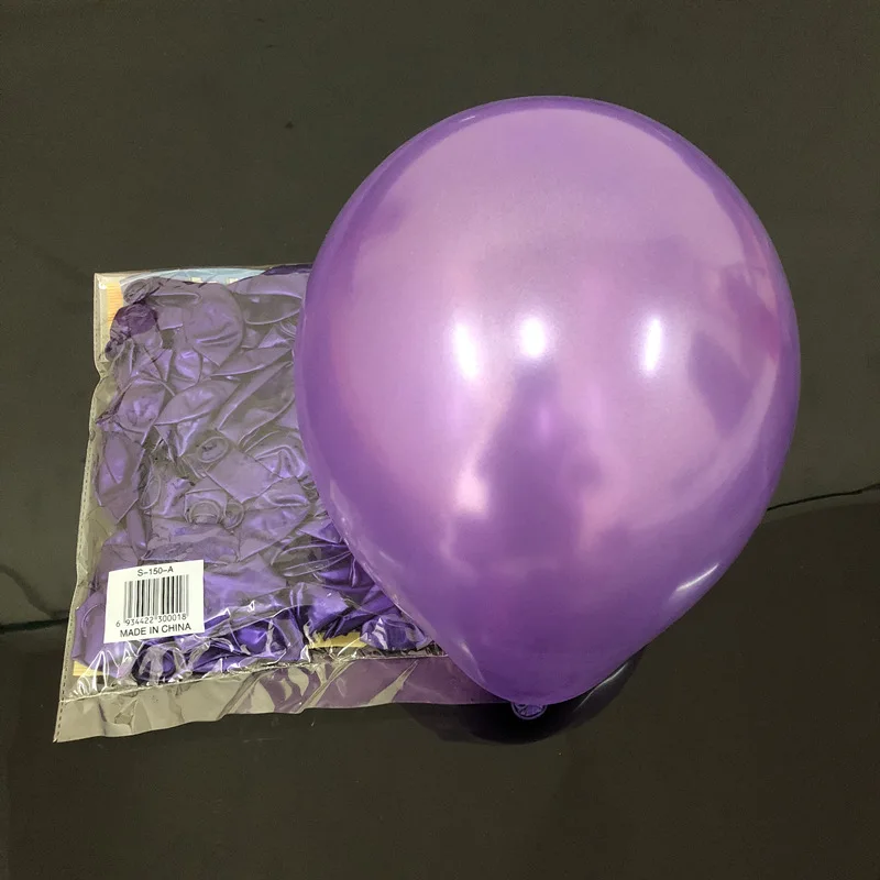 14 100Pcs birthday balloons 10inch 1.5g Latex Helium balloon Thickening Pearl party balloon Party Ball kid child toy wedding ballon - Цвет: 14