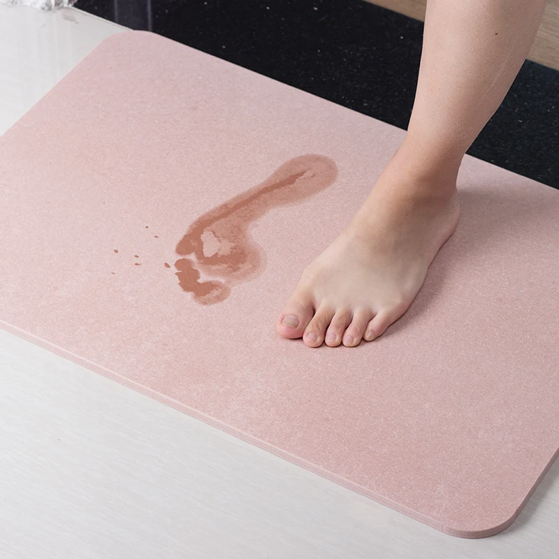 

Natural Diatom Mud Foot Mat Bathroom Anti-slip Mat Bathroom Absorbent Mats Bathroom Door Mat Diatomite Absorbent Pad