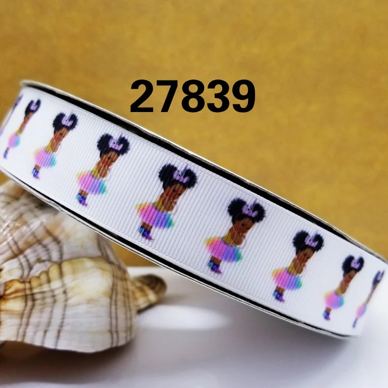 50 ярдов мультфильм напечатанный grosgrain ленты 27910