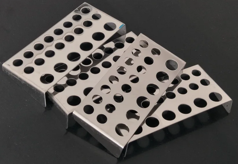 5Pc Factory Supply large Stainless Steel Tattoo Cup Cap Ink Stand Holder F Kit Set |