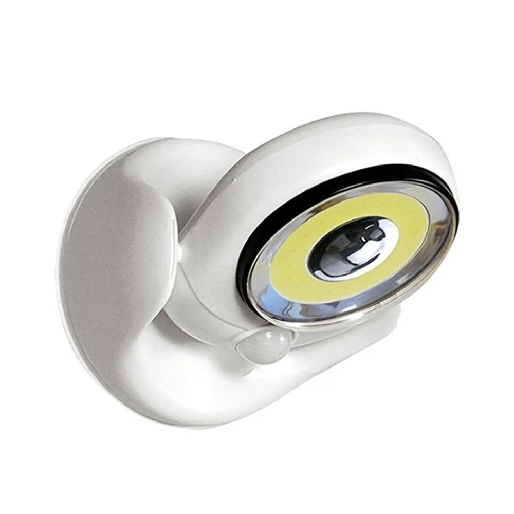 

5W 360-degree Rotating LED Infrared Induction Night Light Bright Pivoting Night Lamp For Corridor Exhibition Hall