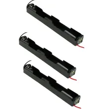 100pcs Battery Holder Case For 2x AA Li-ion Batterias 3V AA Batteries Container Organizer Box Free Shipping