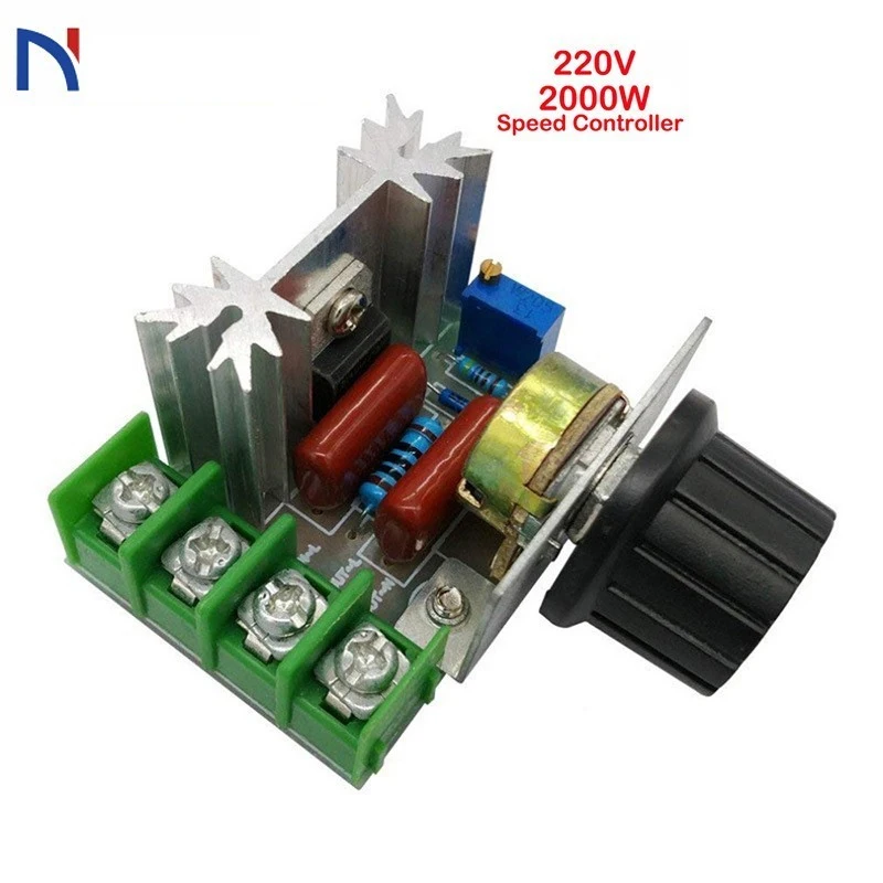 

Smart Electronics AC 220V 2000W Speed Controller SCR Voltage Regulator Dimming Dimmers Thermostat Motor Controller