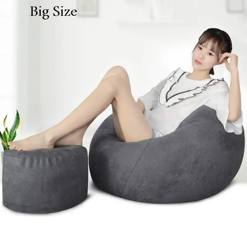 Золотой одиночный Zitzak Kanepe Divano Boozled детская кровать Sandalyeler Copridivano Beanbag Cadeira стул Puff Asiento Bean Bag Диван - Цвет: MODEL J