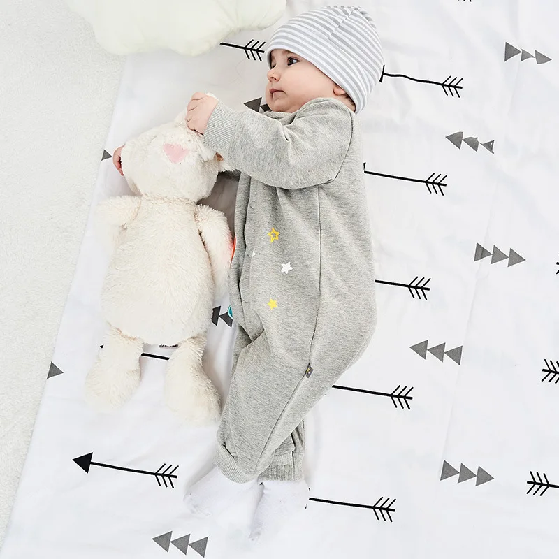 Комбинезон для новорожденных одежда с длинным рукавом Весна