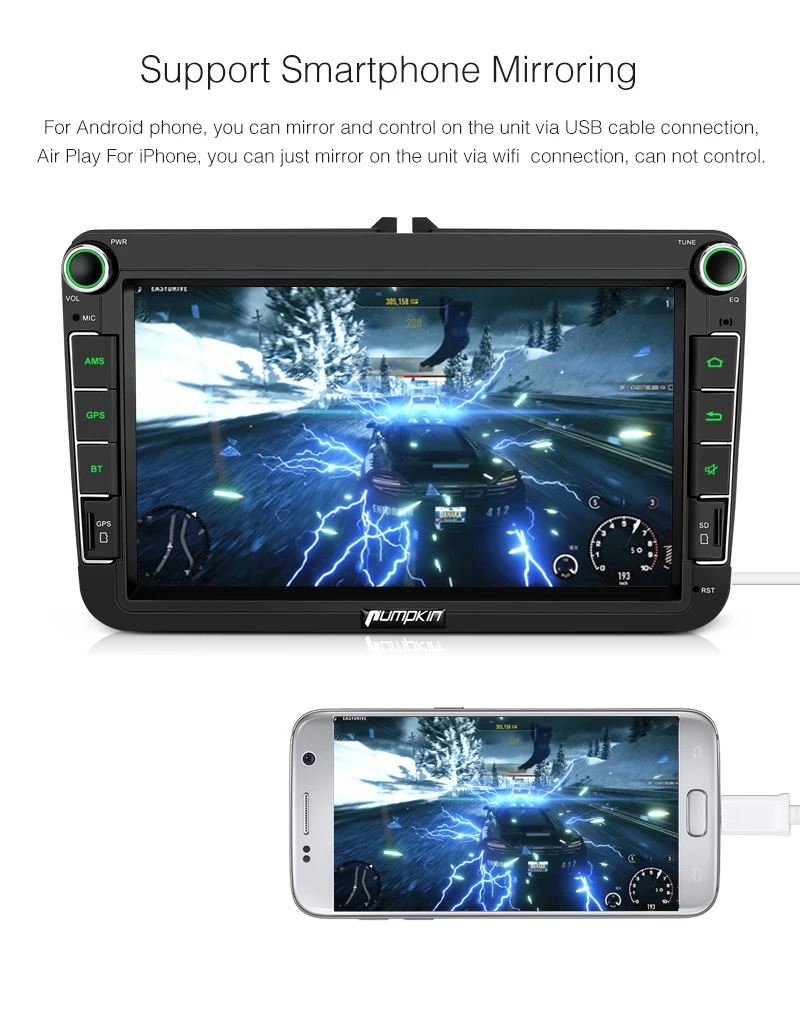 Discount Pumpkin Qcta-core RAM 2G ROM 32G 2 Din 8" Android 7.1 Car Radio No DVD Player GPS Navigation Stereo For VW/Volkswagen/Golf/Seat 15 Discount Pumpkin Qcta-core RAM 2G ROM 32G 2 Din 8" Android 7.1 Car Radio No DVD Player GPS Navigation Stereo For VW/Volkswagen/Golf/Seat 15